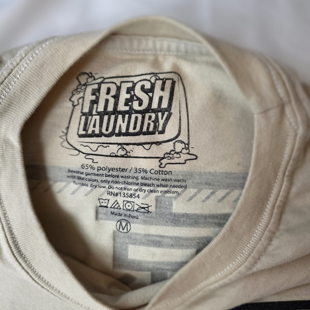 Fresh Laundry Beige Tokyo Graphic Tee Size Medium - Picture 4 of 5